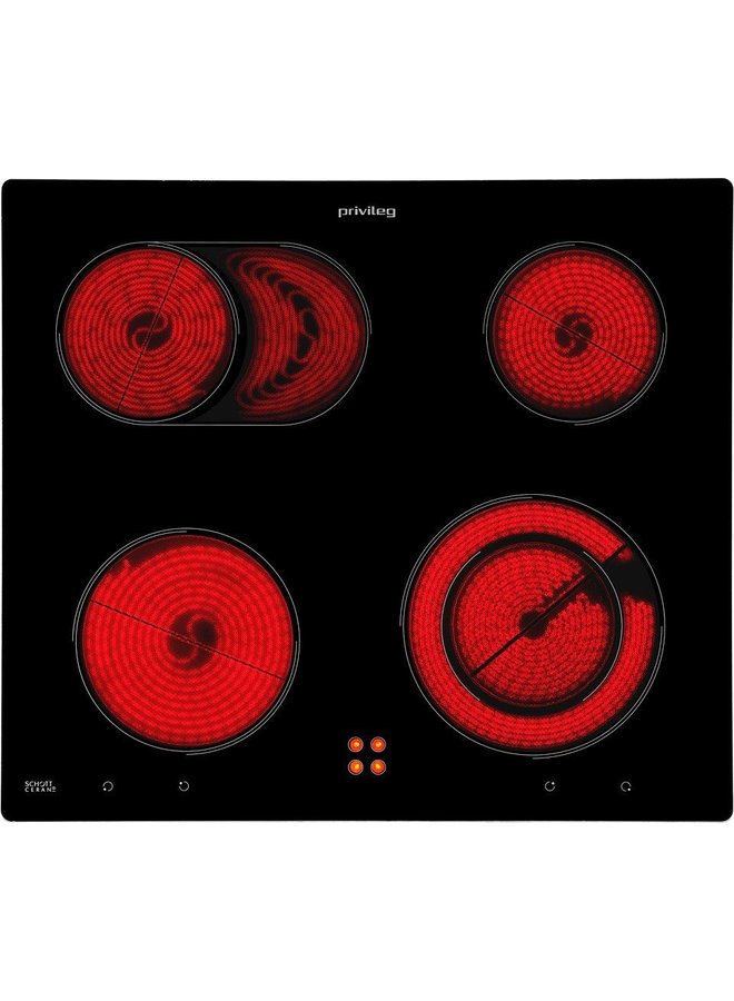 Privileg PV510 IN inbouw fornuis ovenset met keramische plaat