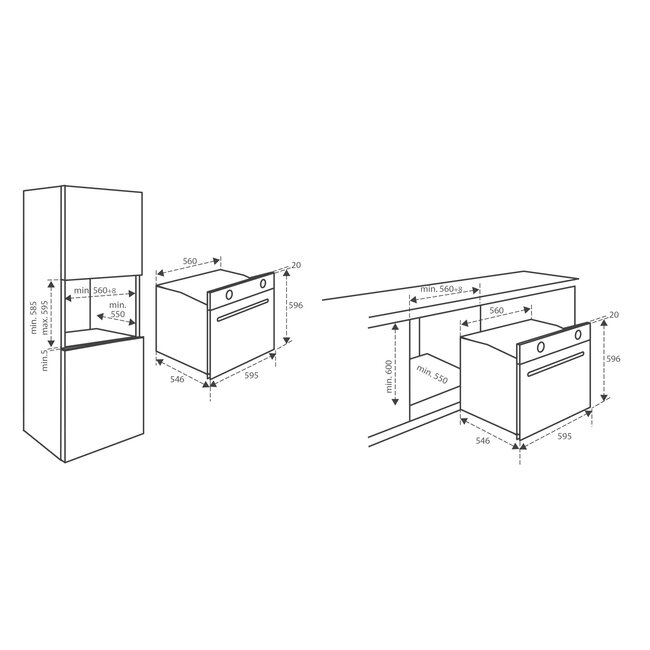 Inventum IMC6272BK inbouw oven met magnetron