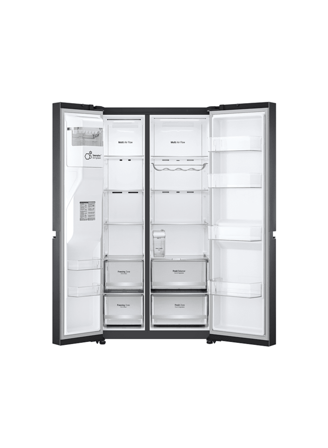 LG GSLV71MCLE Amerikaanse koelkast zwart