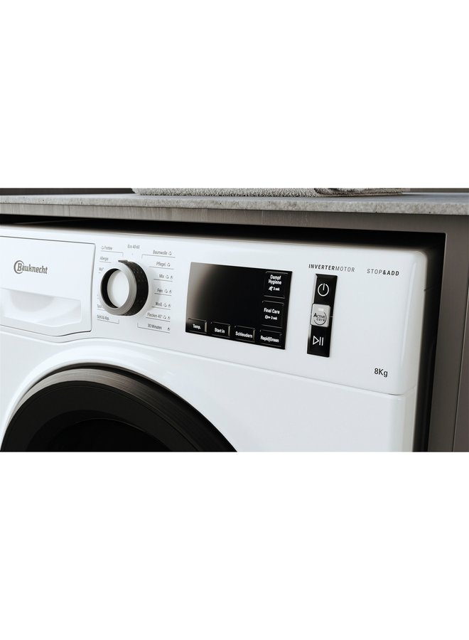 Bauknecht  W Active 8A | Wasmachine  | 8 kg | Steam