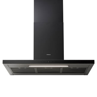 Inventum AKB9015ZWA Afzuigkap - Blokschouw - 90 cm - Zwart
