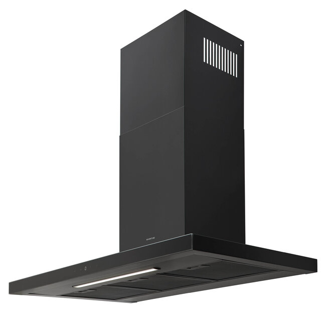 Inventum AKB9015ZWA Afzuigkap - Blokschouw - 90 cm - Zwart