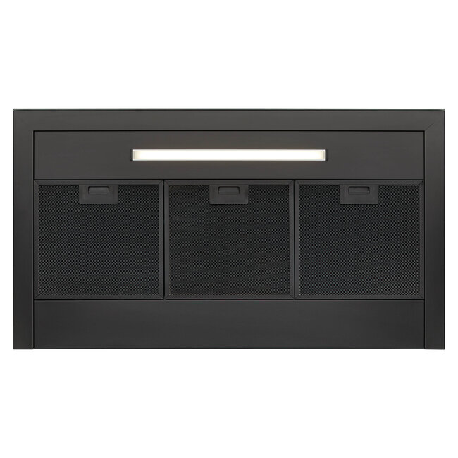 Inventum AKB9015ZWA Afzuigkap - Blokschouw - 90 cm - Zwart