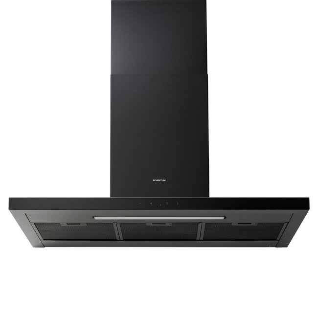 Inventum AKB9015ZWA Afzuigkap - Blokschouw - 90 cm - Zwart