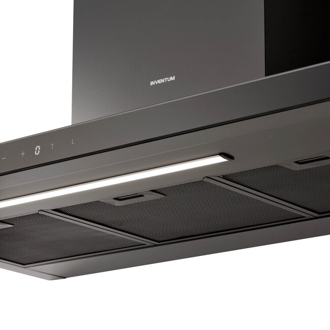 Inventum AKB9015ZWA Afzuigkap - Blokschouw - 90 cm - Zwart