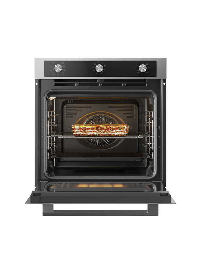 Inventum IOH6072RK inbouw oven | Zwart RVS | 60 cm
