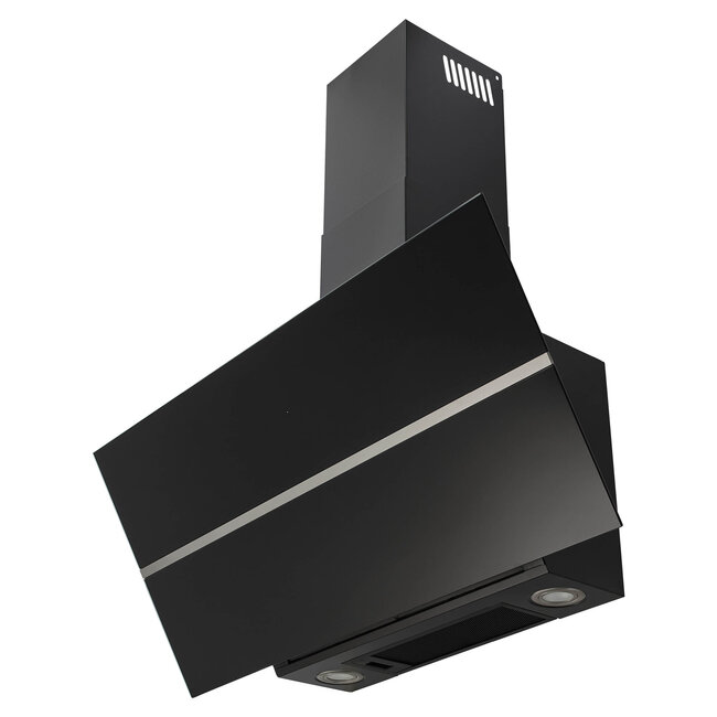 Inventum AKD9015GTZ afzuigkap | Zwart | Schuin | 695 m3/h