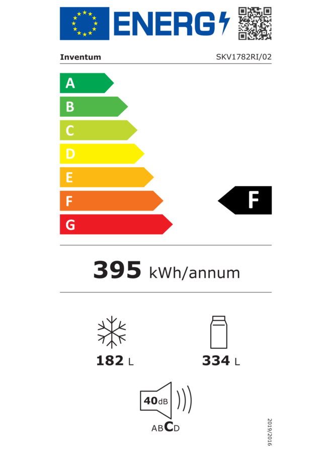 Inventum SKV1782RI Amerikaanse koelkast