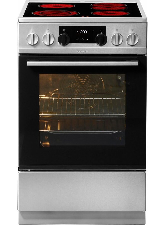 GORENJE EC 539 keramisch fornuis 50 cm RVS