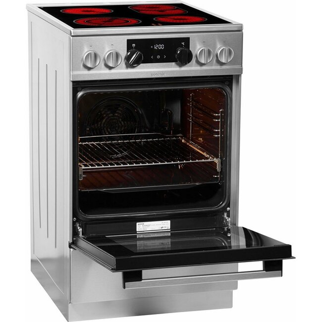 Gorenje GORENJE EC 539 keramisch fornuis 50 cm RVS