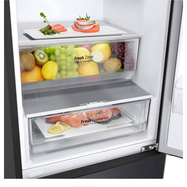 LG GBP62MCNBC | Koelvriescombinatie | Zwart