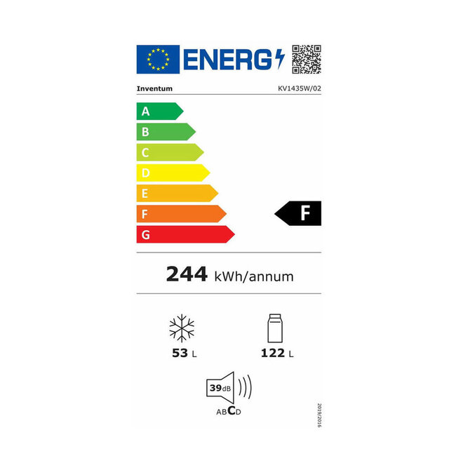 Inventum KV1435W koelvriescombinatie