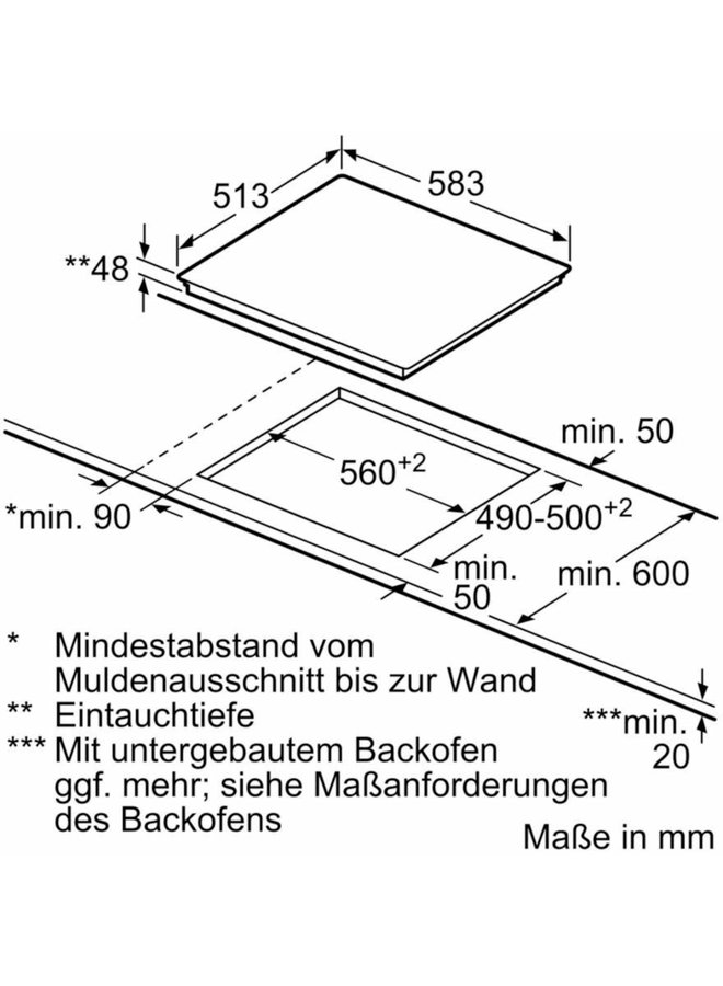 Siemens ET645HN17E inbouw keramische kookplaat  60 cm #