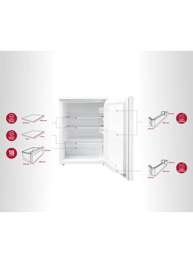 Inventum KK600 tafelmodel koelkast