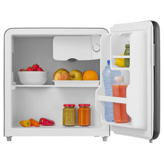 Tomado TOMADO TRM4701B Retro mini koelkast - 47 liter - zwart