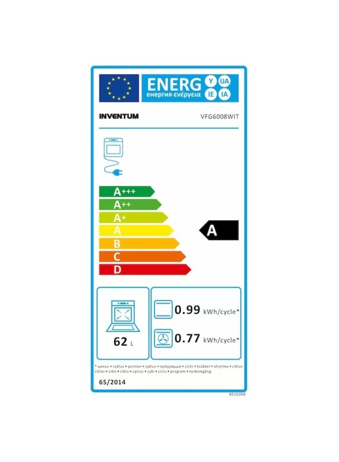 Inventum VFG6008WIT gasfornuis