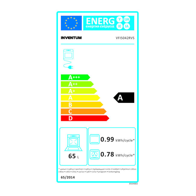 Inventum VFI5042RVS inductiefornuis 50 cm