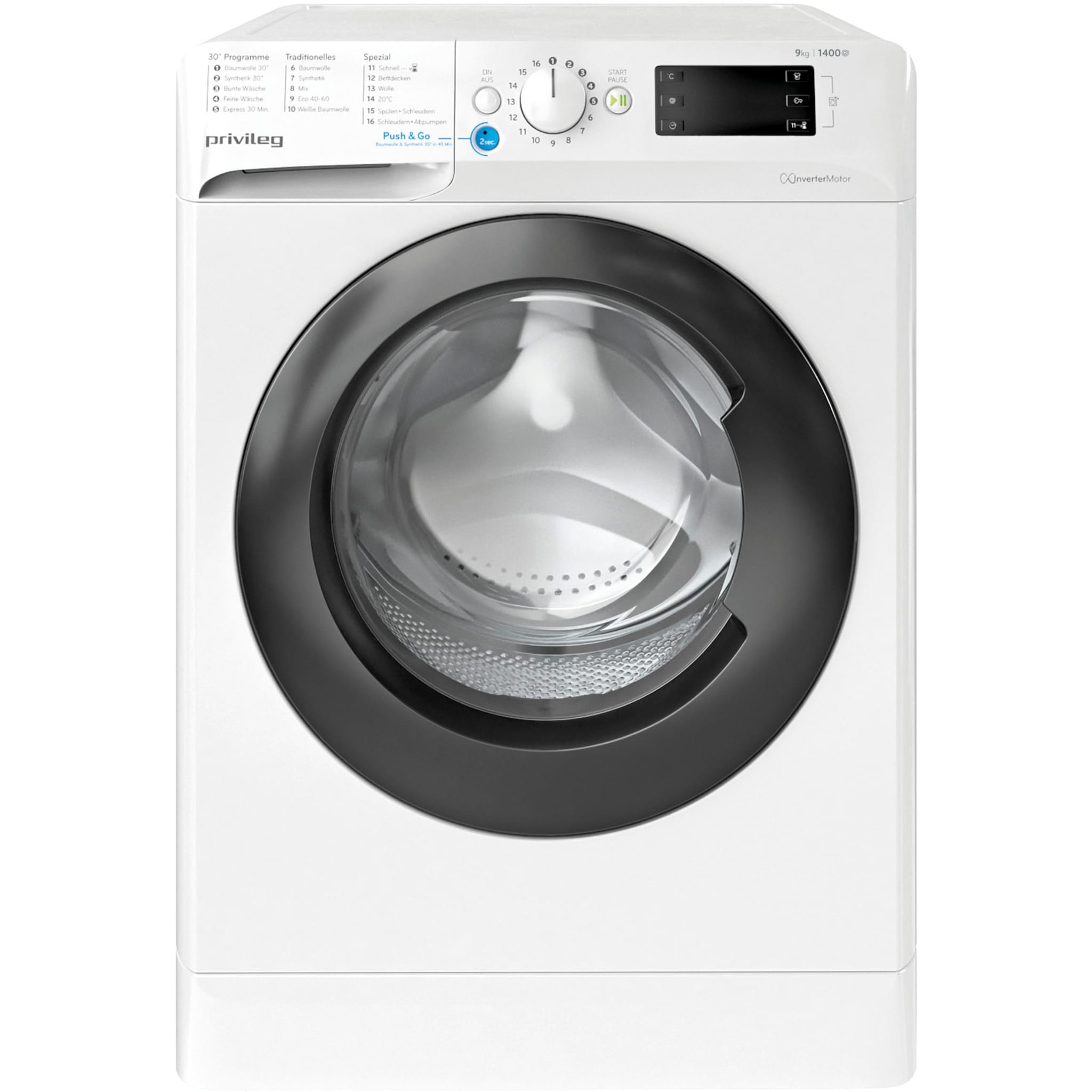 Mislukking Tahiti vinger Privileg PWF X 953 A wasmachine 9 kg - Hermans Trading Witgoed Outlet