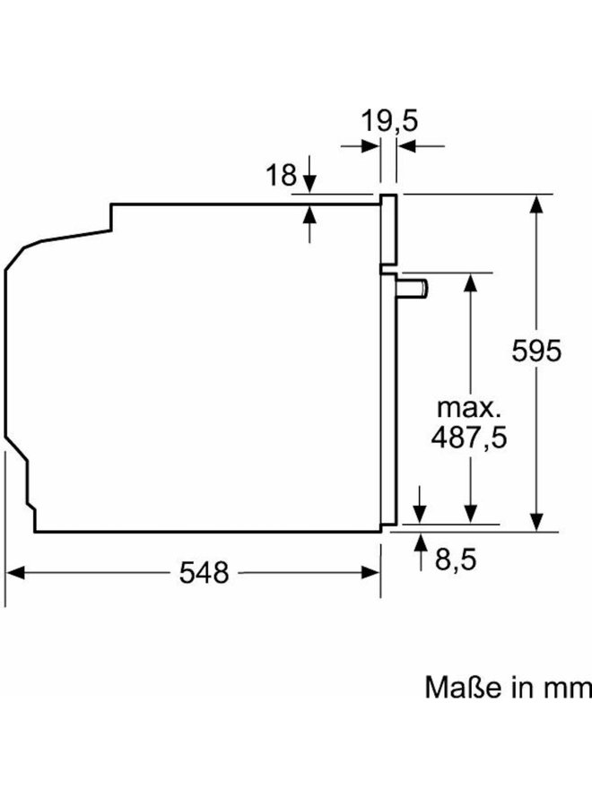 NEFF B3CCE2AN0 Inbouw oven Slide en Hide
