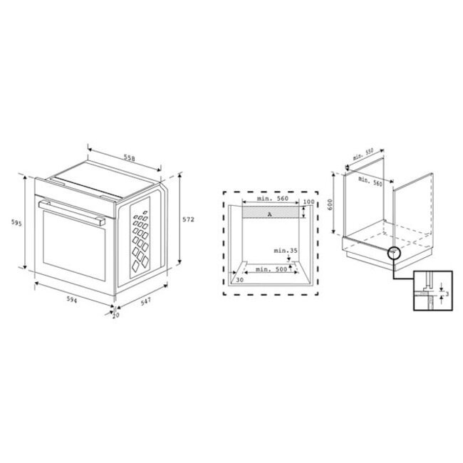 Beko BBIE12300XD inbouw oven
