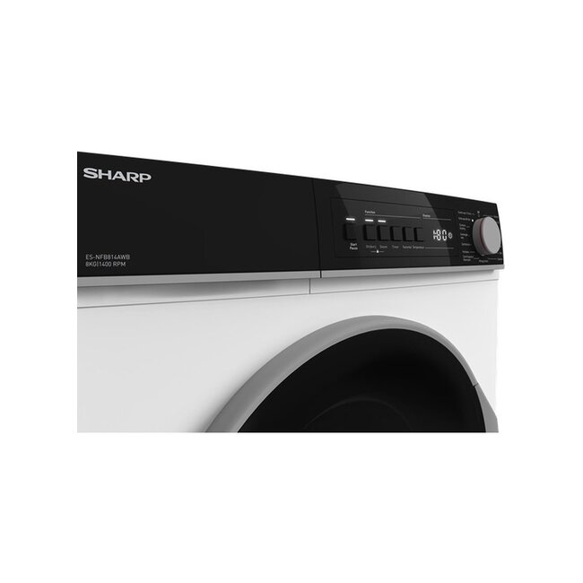 Sharp ES NFB814AWB BX wasmachine 8 kg