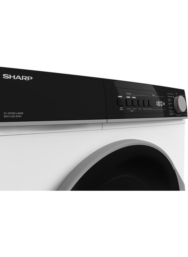Sharp ES NFB814AWB BX wasmachine 8 kg