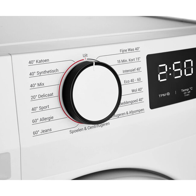 Tomado TWM8001W | Wasmachine | 8 kg | A label