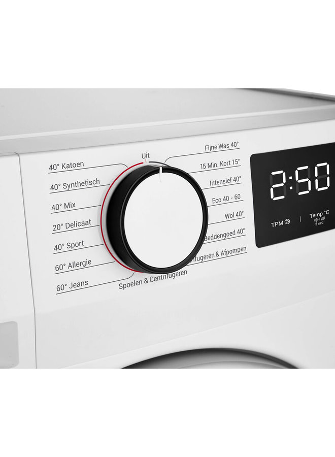 Tomado TWM8001W | Wasmachine | 8 kg | A label