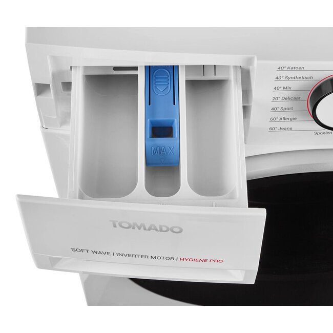 Tomado TWM8001W | Wasmachine | 8 kg | A label