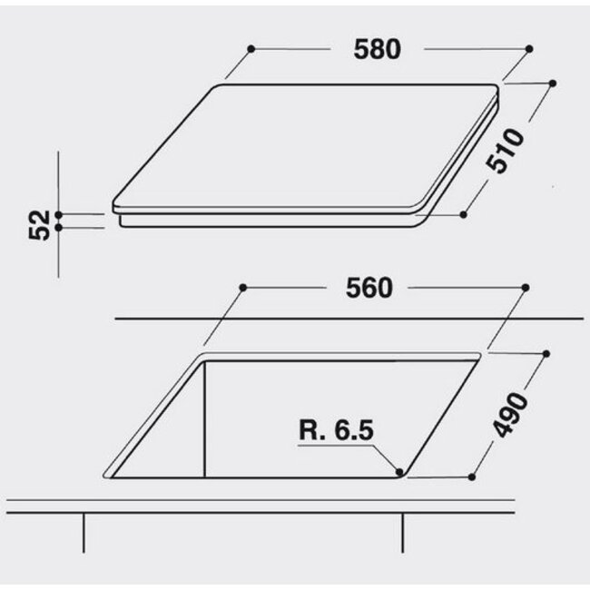 Bauknecht  CTAI 9640C IN inductiekookplaat