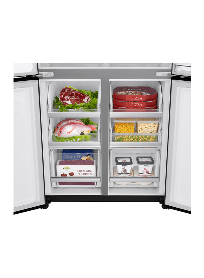 LG GMX844MCBF Amerikaanse koelkast InstaView Door-in-Door