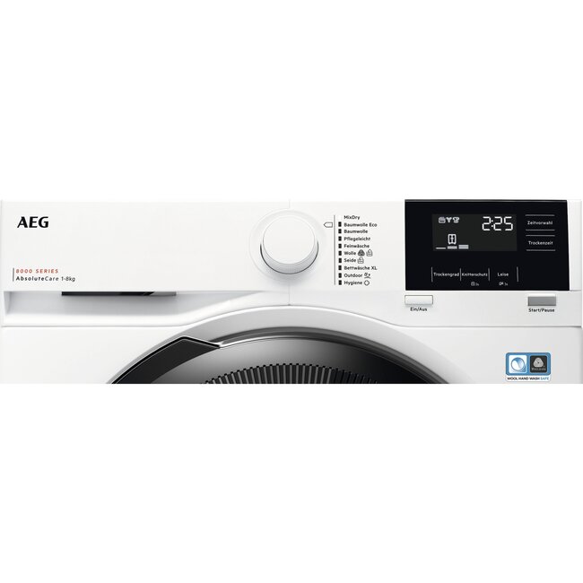 AEG TR8T8A3 warmtepompdroger A+++