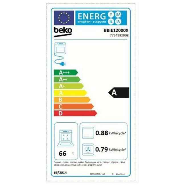Beko BBIE12000X  | Inbouw oven | 60 cm