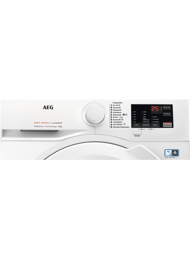 AEG L6FB480FL wasmachine 8 kg