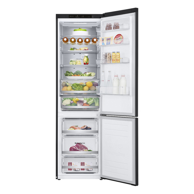 LG GBB72MCVGN koelvriescombinatie Mat zwart