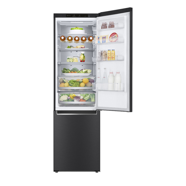 LG GBB72MCVGN koelvriescombinatie Mat zwart