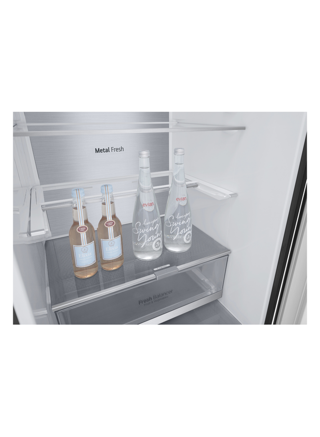 LG GBB72MCVGN koelvriescombinatie Mat zwart