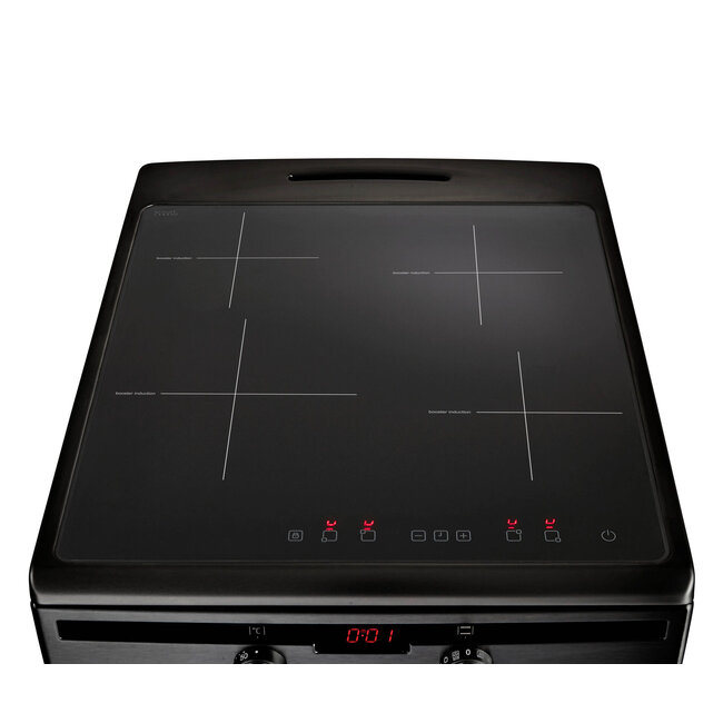 Inventum VFI5042ZWA | Inductie fornuis | 50 cm | Zwart