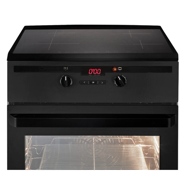 Inventum VFI5042ZWA | Inductie fornuis | 50 cm | Zwart