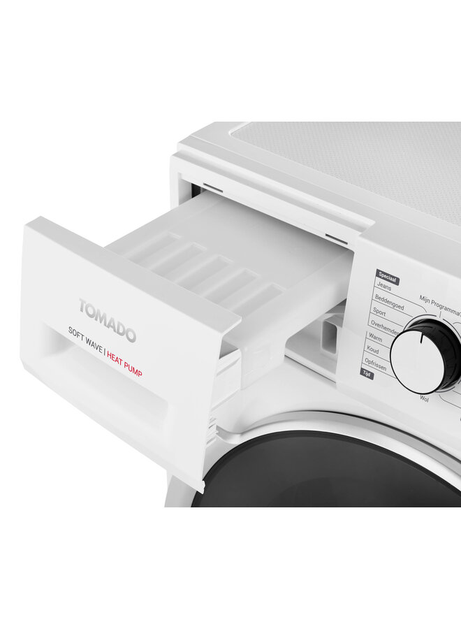 Tomado TDH8001W warmtepompdroger 8 kg A++