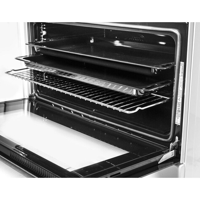 Wiggo WO909R (BB)  serie 9 gasfornuis 90 cm Zwart