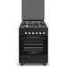 Wiggo Wiggo WO-E603R(BB) Serie 3  gasfornuis  60 cm Zwart