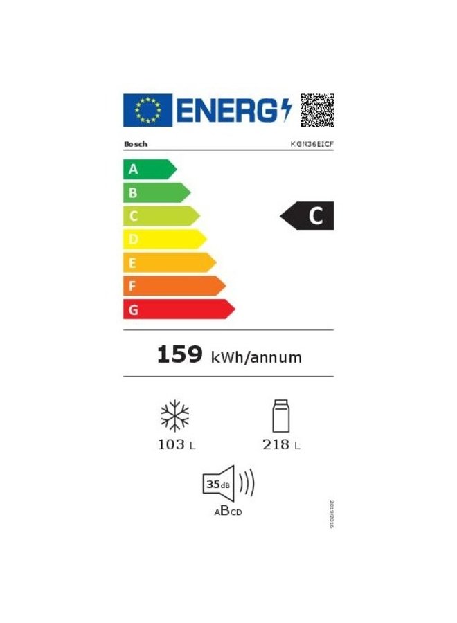 Bosch KGN36EICF koelvriescombinatie EXCLUSIV