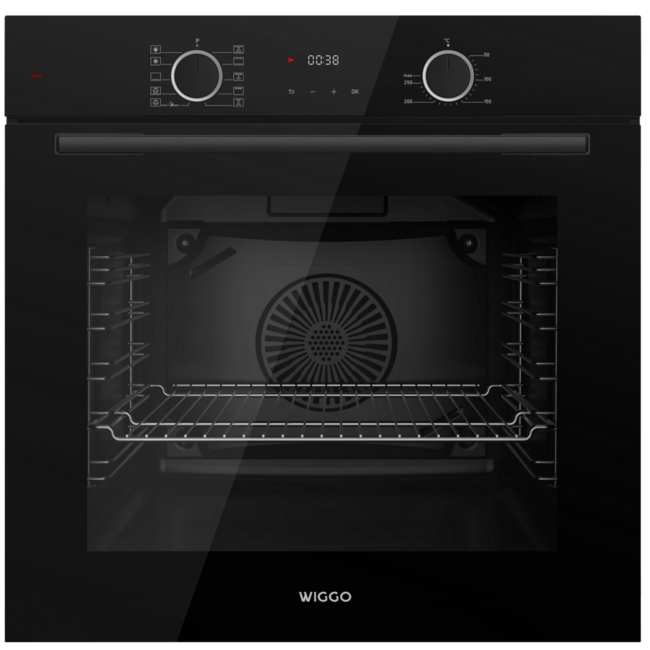 Wiggo Wiggo WO-BFA610(B) - Inbouw oven - Zwart AirFry