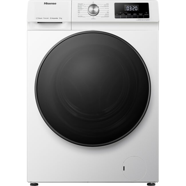 Hisense WFQA8014EVJM | Wasmachine | 8 kg | Stoom