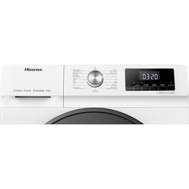 Hisense WFQA8014EVJM wasmachine 8 kg
