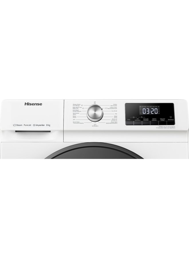 Hisense WFQA8014EVJM wasmachine 8 kg