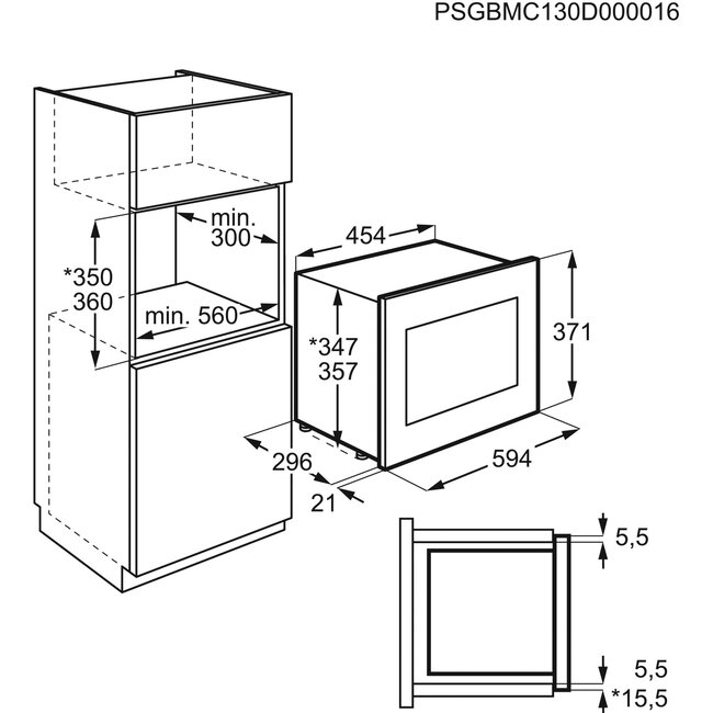 AEG MBB1756SEM inbouw magnetron