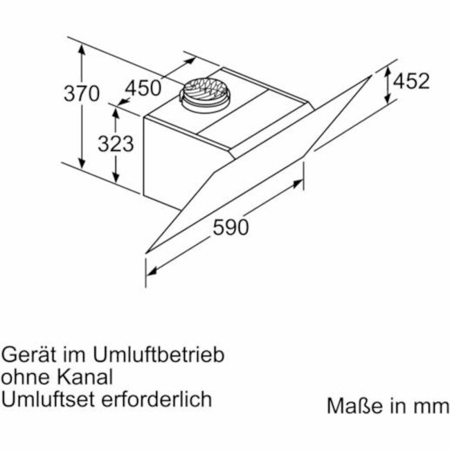 Siemens   LC67KHM10 | Afzuigkap schuin | 60 cm