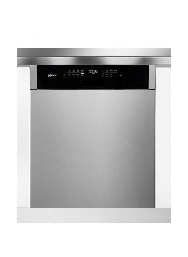 Neff S127EAS39E onderbouw vaatwasser RVS